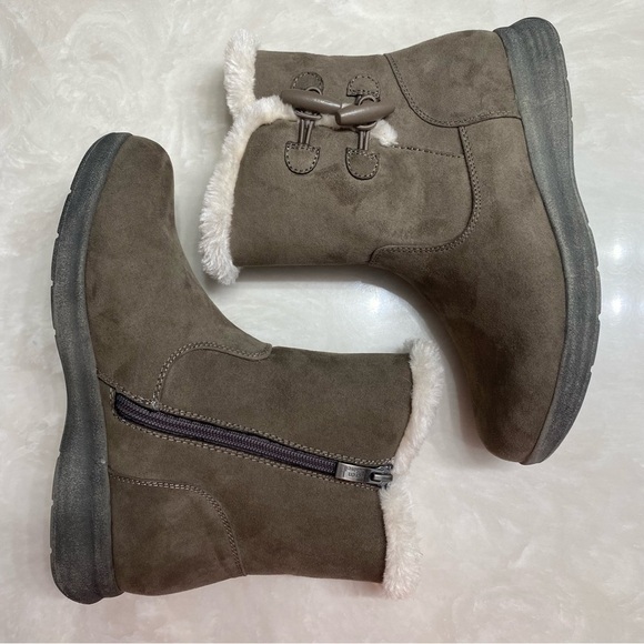 🆕 Lauren Blakwell Payton Fur Boot Women's 6.5 Gray - Picture 4 of 14